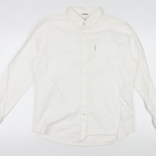 Ben Sherman Men's XL White Button-Up Shirt