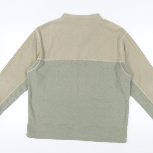 Petroleum Men’s Beige V-Neck Pullover Sweatshirt