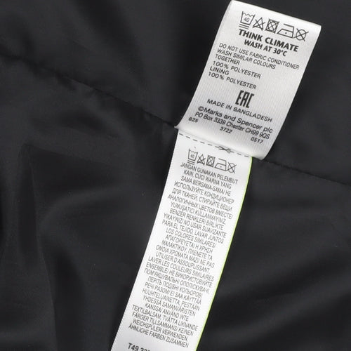 Marks and Spencer Women's Black Trench Coat Size 20