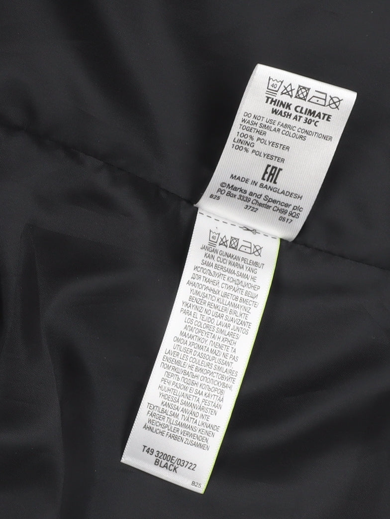 Marks and Spencer Women's Black Trench Coat Size 20