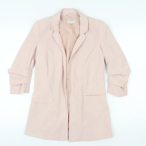 Miss Selfridge Women's Pink Suit Jacket Size 4