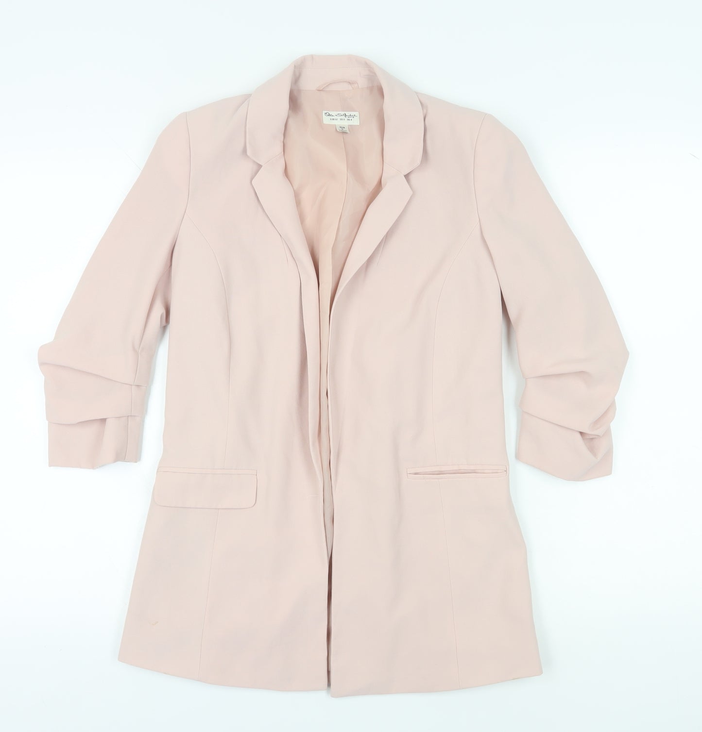 Miss Selfridge Women's Pink Suit Jacket Size 4