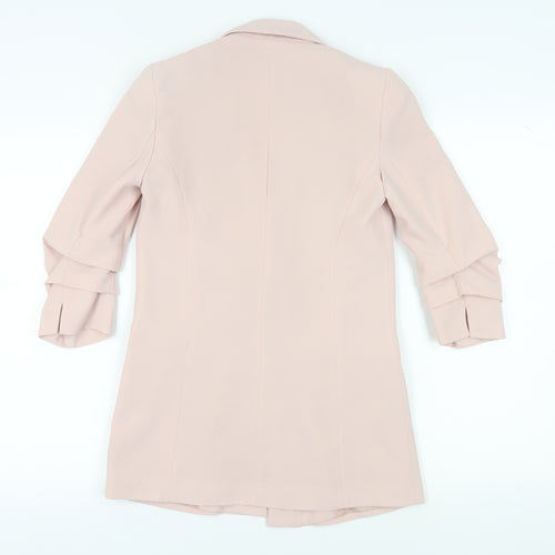 Miss Selfridge Women's Pink Suit Jacket Size 4