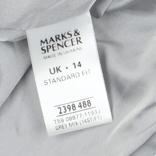 Marks and Spencer Women’s Grey Suit Jacket Size 14