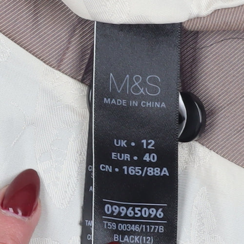 Marks and Spencer Women's Black Suit Jacket Size 12