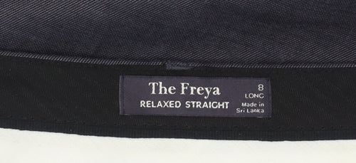 Marks and Spencer Women's Grey Relaxed Straight Trousers
