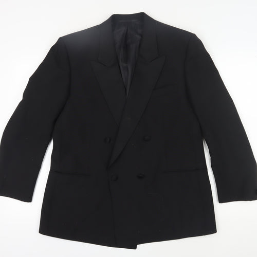 Weidenmann Men's Black Double-Breasted Blazer 44S