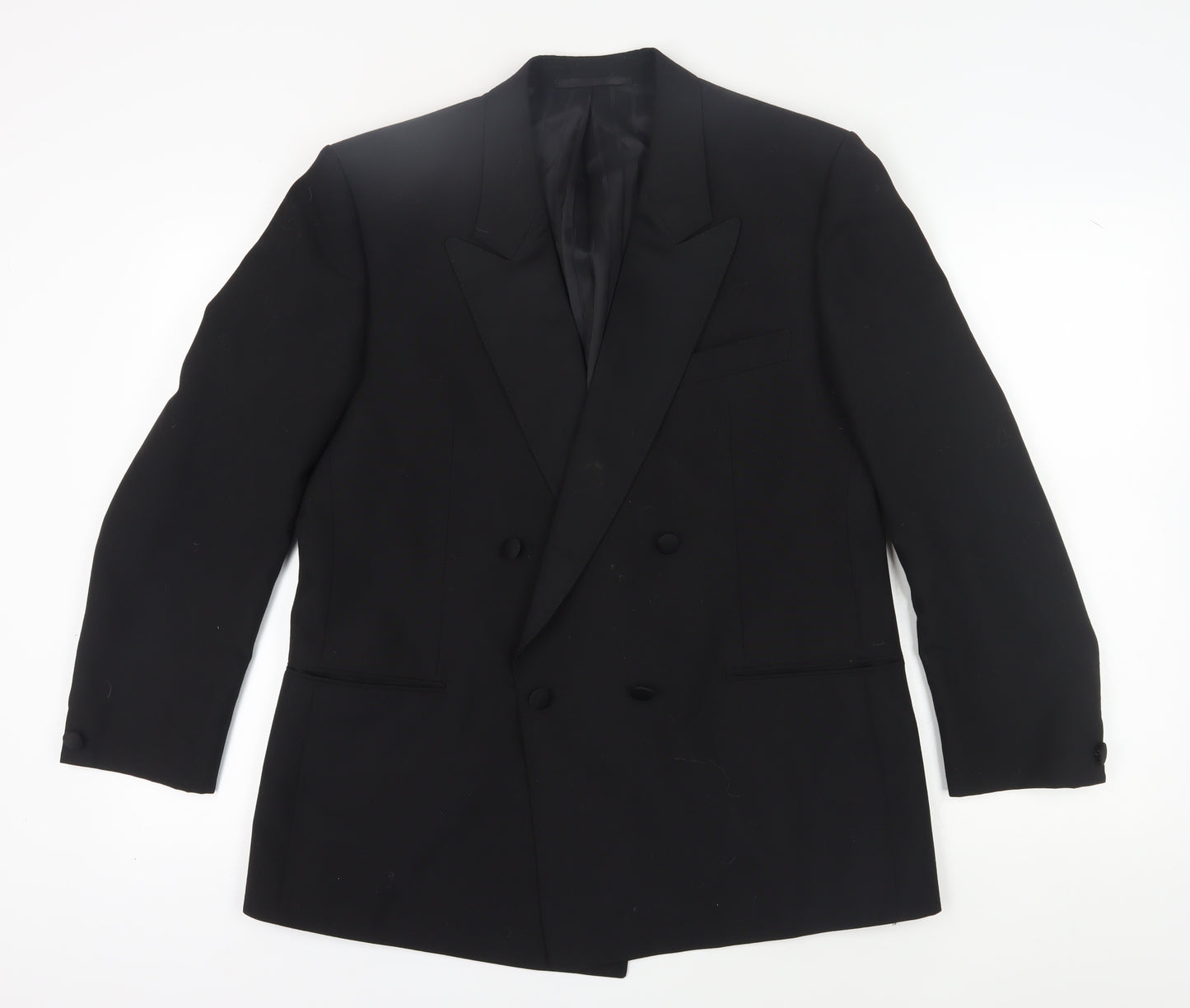 Weidenmann Men's Black Double-Breasted Blazer 44S