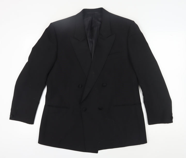 Weidenmann Men's Black Double-Breasted Blazer 44S