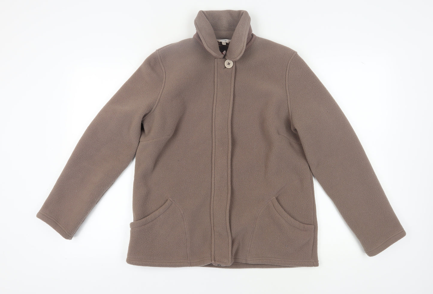 Marks and Spencer Women's Brown Fleece Jacket