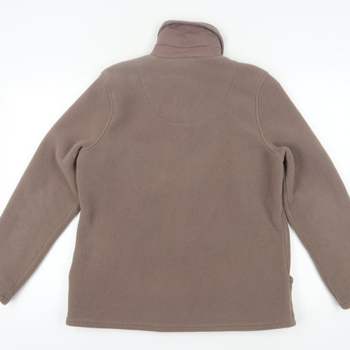 Marks and Spencer Women's Brown Fleece Jacket