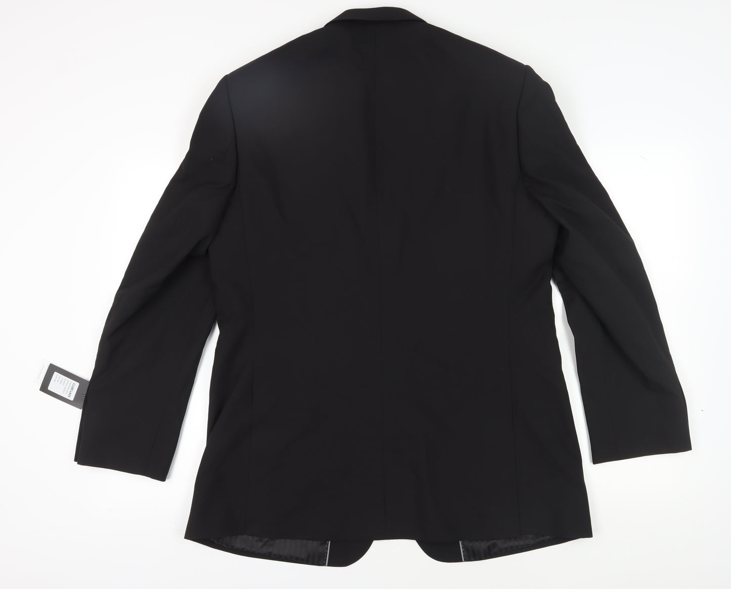 Clubclass Black Men's Blazer Size 46L, Business Formal Wear