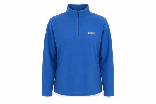 Front view of Regatta Blue Fleece Pullover Sweatshirt M unisex