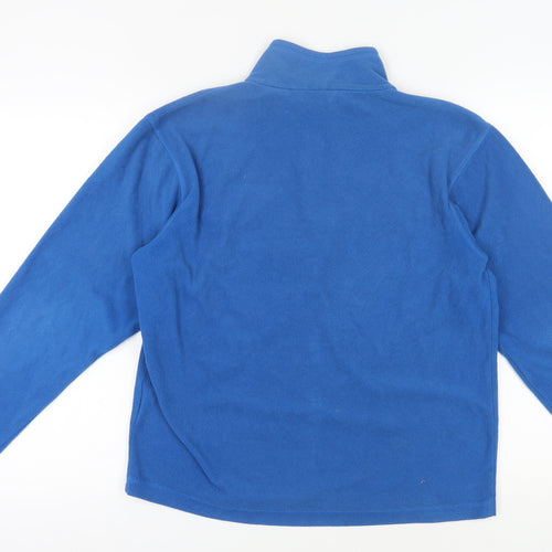 Regatta Blue Fleece Pullover Sweatshirt M Unisex
