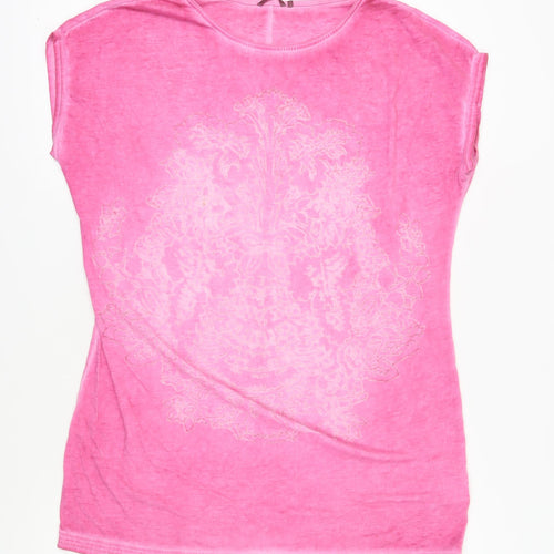 Sandwich Women's Pink XL Basic T-Shirt, Casual Style
