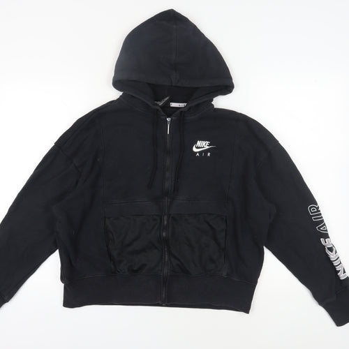 Nike Air Black Full Zip Hoodie - L, Unisex