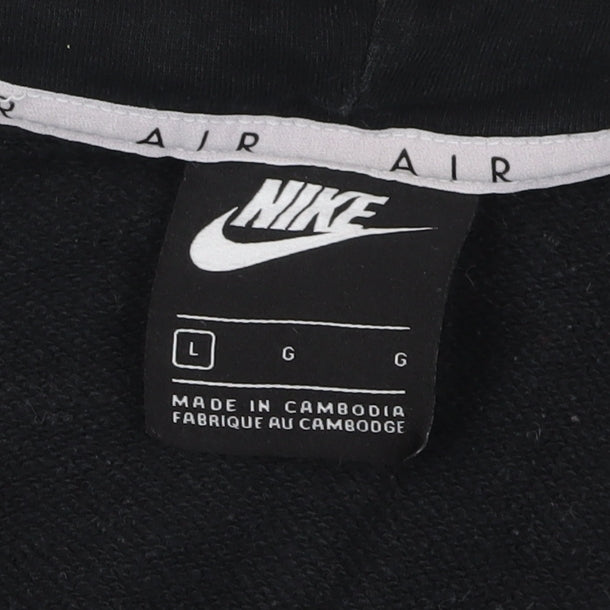 Nike Air Black Full Zip Hoodie - L, Unisex