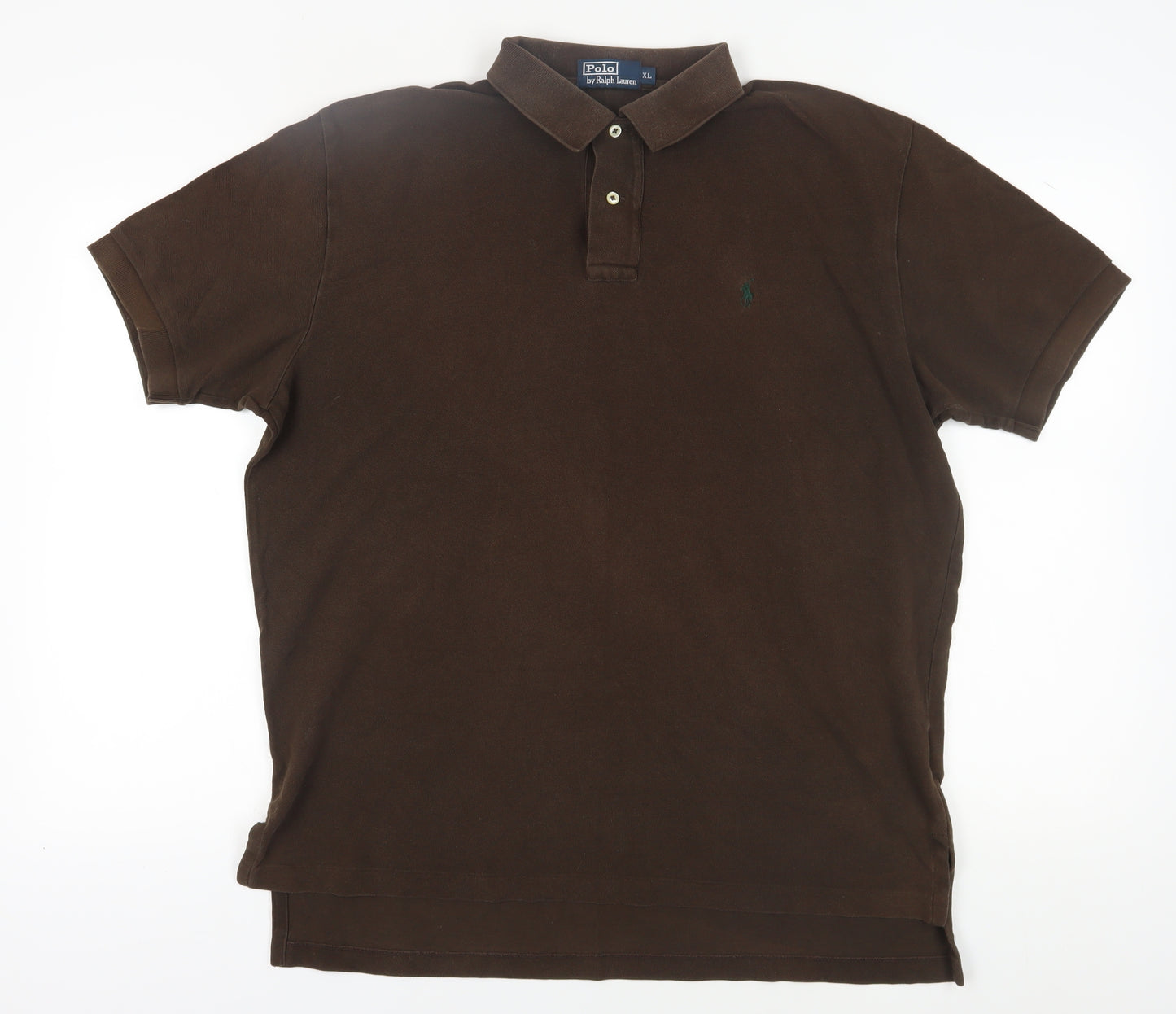 Ralph Lauren Men's Brown Polo XL Short Sleeve