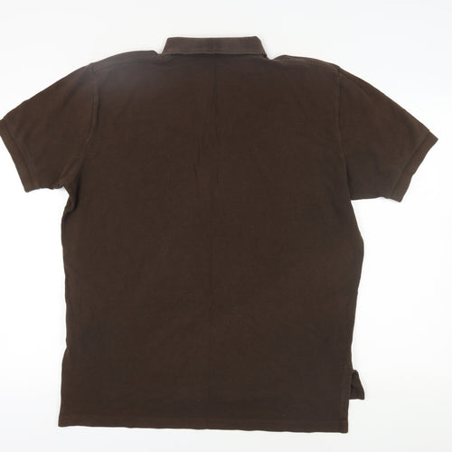 Ralph Lauren Men's Brown Polo XL Short Sleeve