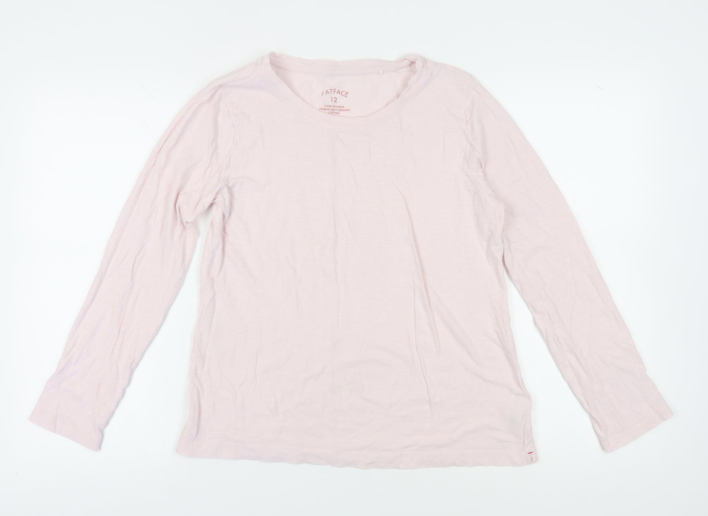 FatFace Women's Pink Long Sleeve T-Shirt Size 12