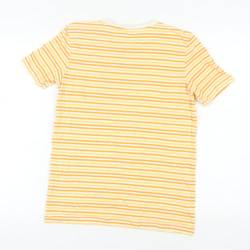 Selected Femme Women's Yellow Striped T-Shirt S
