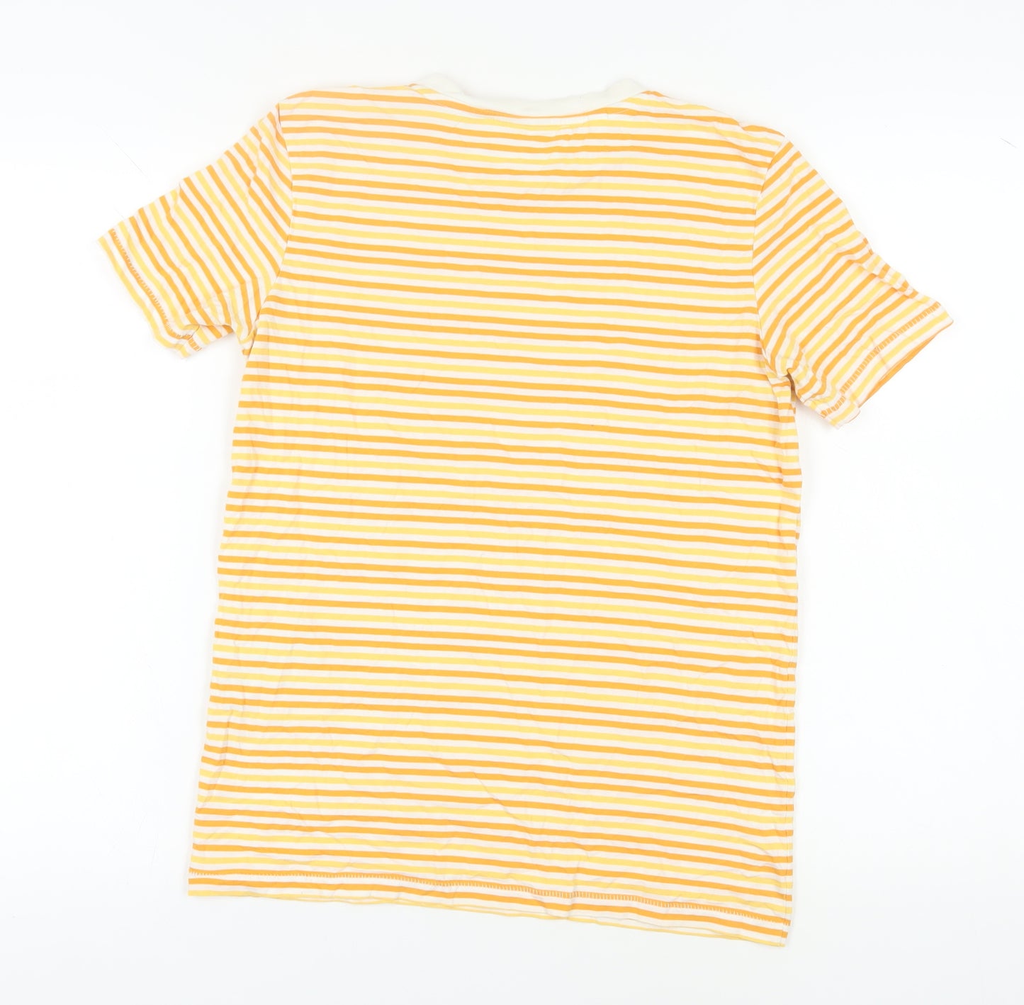 Selected Femme Women's Yellow Striped T-Shirt S