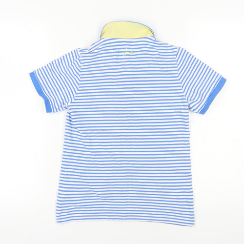 Joules Boys Blue Striped Polo Shirt 11-12 Years