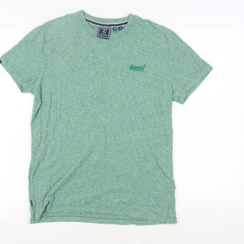 Superdry Men's Green Medium Organic Cotton T-Shirt