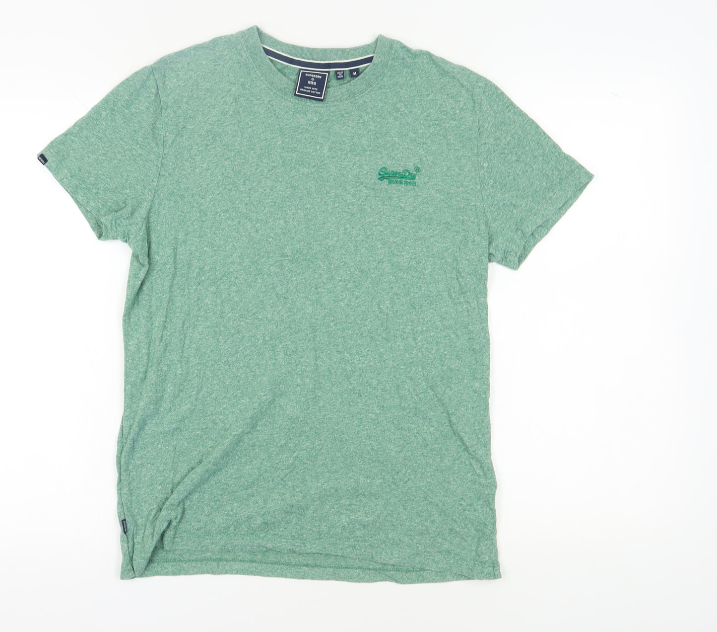 Superdry Men's Green Medium Organic Cotton T-Shirt