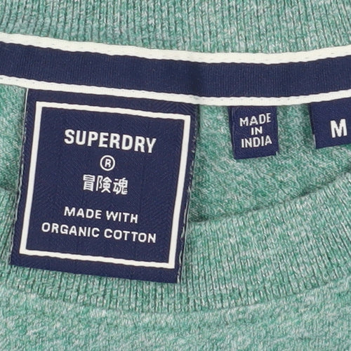 Superdry Men's Green Medium Organic Cotton T-Shirt