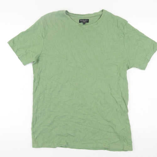 Brave Soul Men's Green T-Shirt XL Cotton Casual