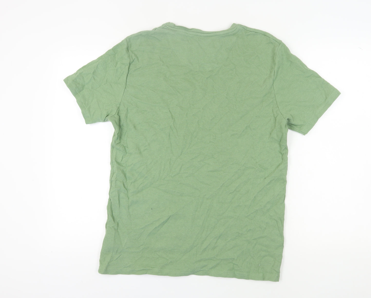 Brave Soul Men's Green T-Shirt XL Cotton Casual