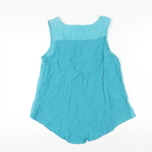 Gap Women's Blue Tank Top Size M Round Neck