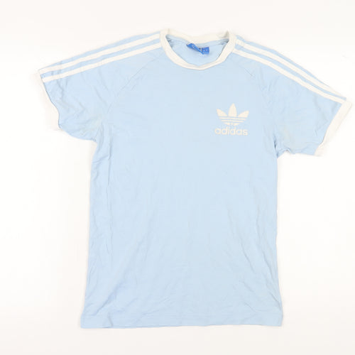 Adidas Unisex Blue Ringer T-Shirt S Casual Sports