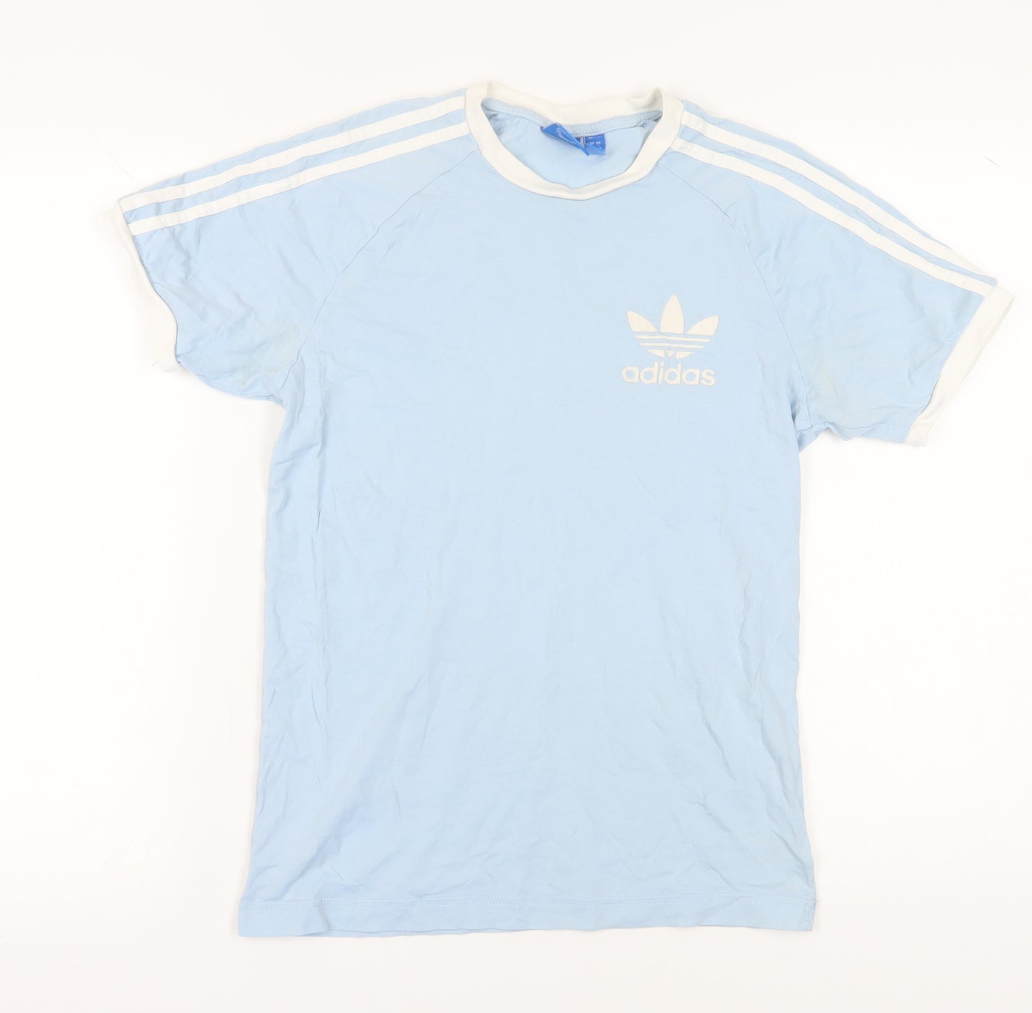 Adidas Unisex Blue Ringer T-Shirt S Casual Sports