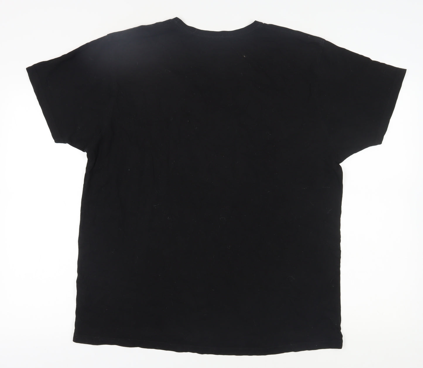 boohooMAN Black Graphic Kurt Cobain Men's T-Shirt L