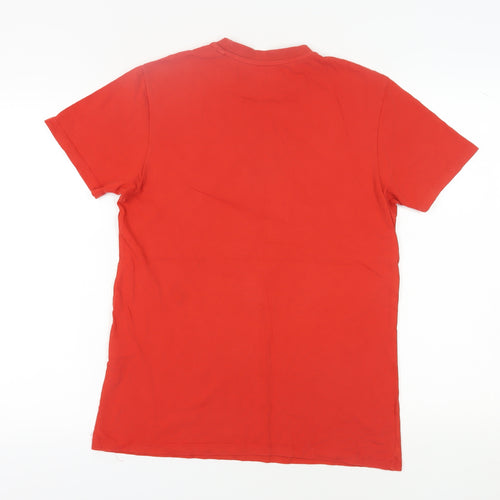 Marvel Deadpool Men's Red Cotton T-Shirt, Size M
