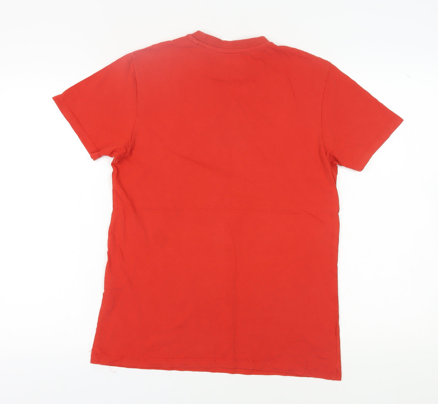 Marvel Deadpool Men's Red Cotton T-Shirt, Size M