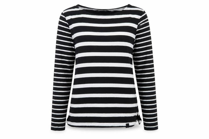 Regatta Women's Black Striped Long Sleeve T-Shirt