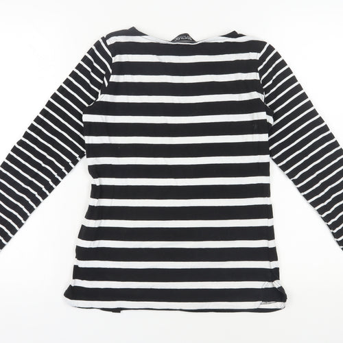 Regatta Women's Black Striped Long Sleeve T-Shirt