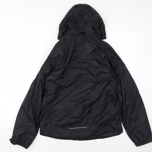 The Kit Men's Black XS Hooded Windbreaker Jacket