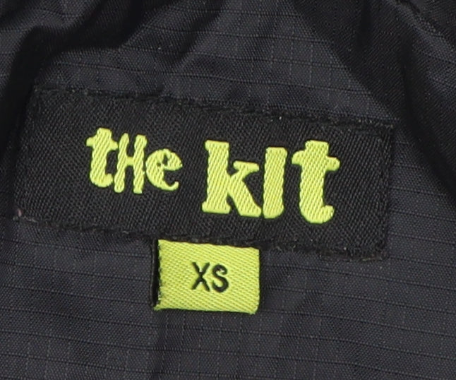 The Kit Men's Black XS Hooded Windbreaker Jacket