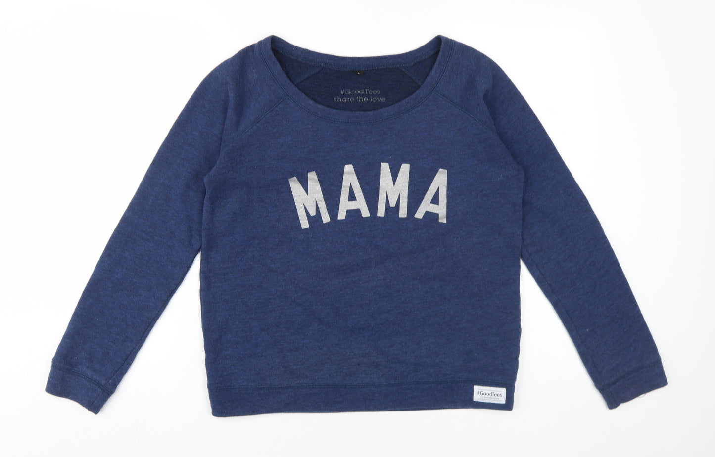 #GoodTees Women's Blue Pullover Sweatshirt - Size S