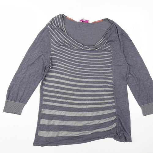 Marks and Spencer Women's Grey Tunic Jumper, Size 16