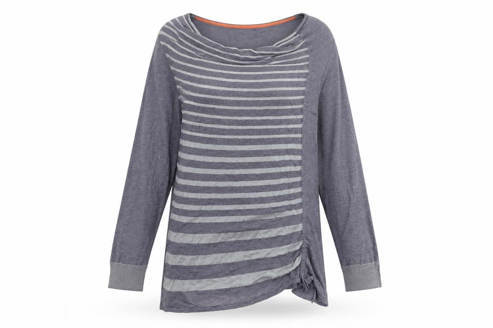 Front view of Marks & Spencer Women's Grey Tunic Jumper, size 16