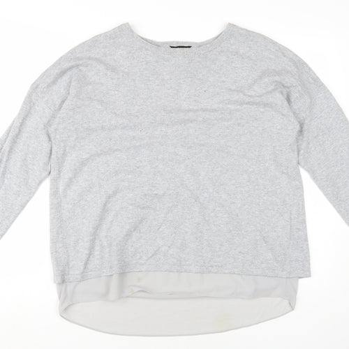 Marks and Spencer Women's Grey Pullover Jumper Size 14