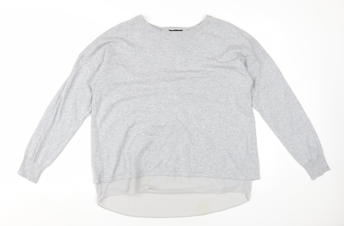 Marks and Spencer Women's Grey Pullover Jumper Size 14