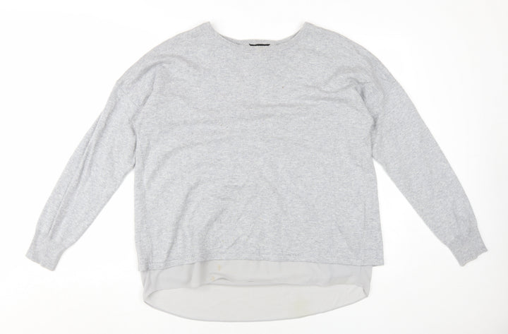 Marks and Spencer Women's Grey Pullover Jumper Size 14