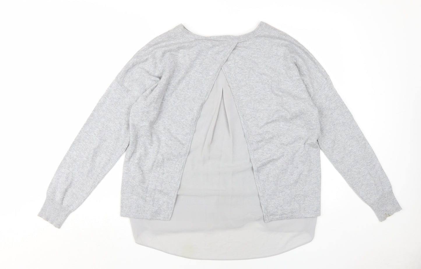 Marks and Spencer Women's Grey Pullover Jumper Size 14