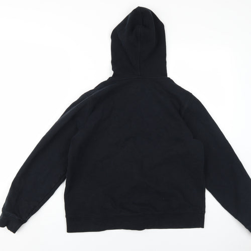 Marks and Spencer Black Unisex Zip Hoodie M